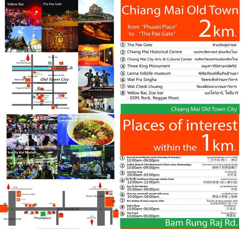 Phusiri Place Chiang Mai Exterior foto